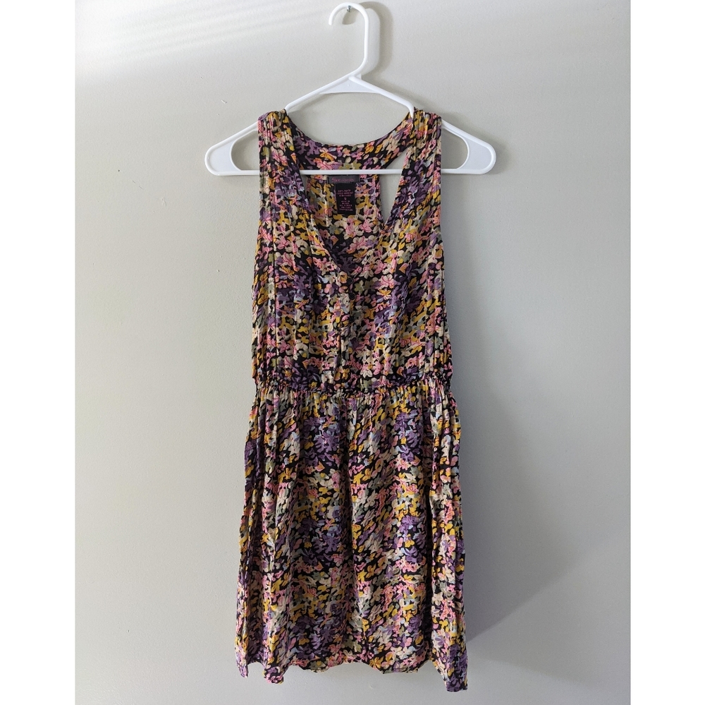 Sleeveless Floral Print Dress